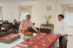 Children Making Care Boxes for Charity